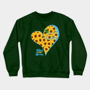 Big heart full of sunflowers Crewneck Sweatshirt